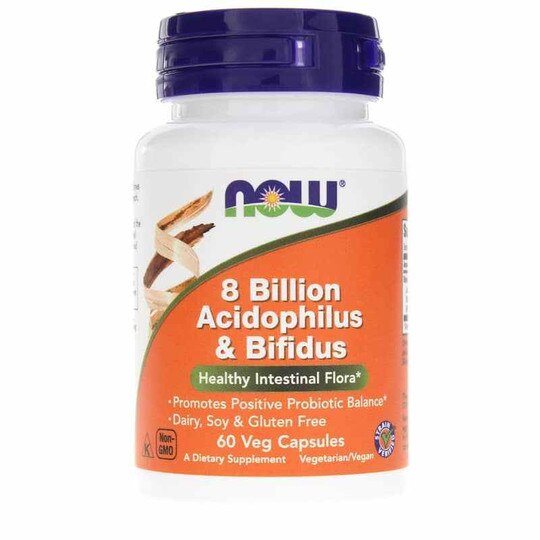 8 Billion Acidophilus & Bifidus, NOW